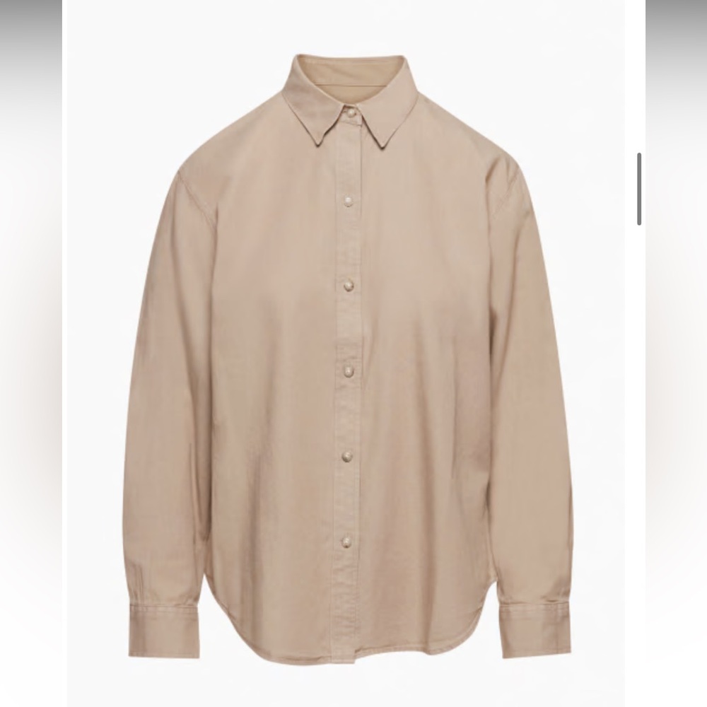 Aritzia Denim Forum The Jane Longsleeve Shirt